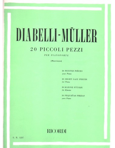 Diabelli / Muller 20 Piccoli pezzi...