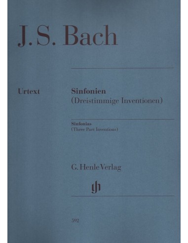 Bach Invenzioni a 3 voci (Henle...