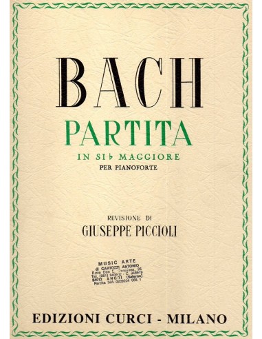 Bach Partita in Sib Maggiore