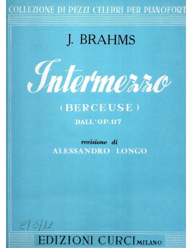 Brahms  Intermezzo Berceuse Op. 117