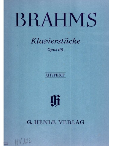 Brahms Klavierstucke Op.119 (04 Pezzi...